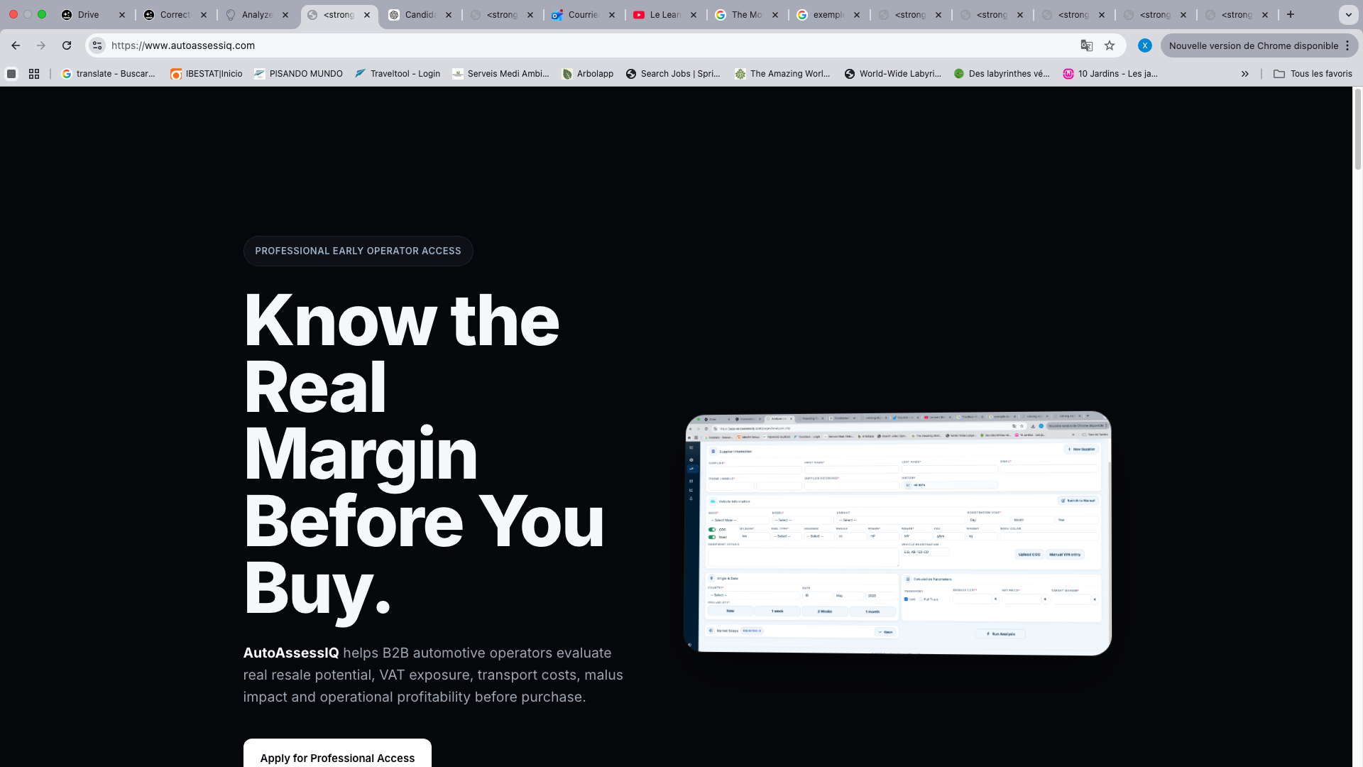AutoAssessIQ Analyse-Dashboard